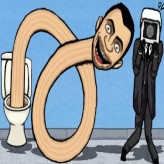 Play Toilet Monster with Long Neck